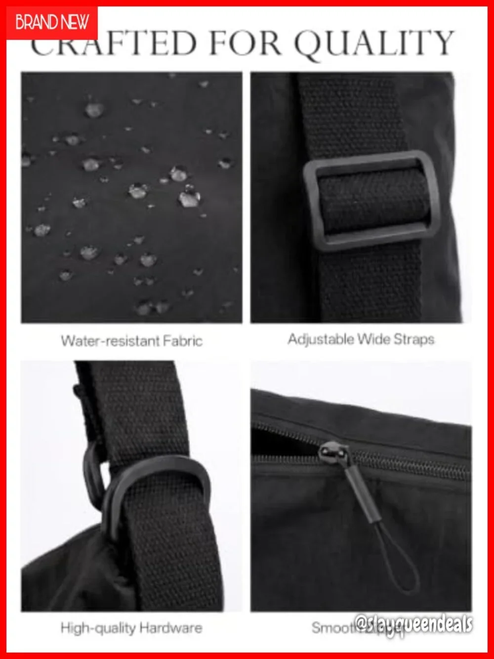 Nylon Convertible Backpack Tote Hobo Bag